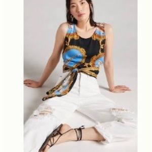 Anthropologie ❤️ Postcard Wrap Top